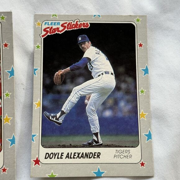 1988 Fleer Star Stickers Baseball 12 Card Lot NM Valenzuela Hershizer Raines - Picture 5 of 13
